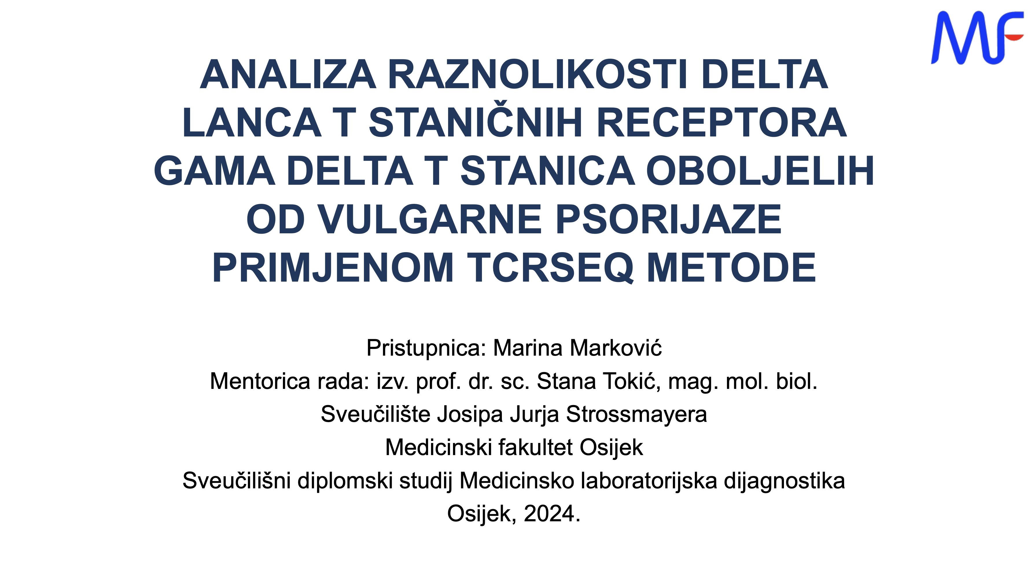 Javna obrana diplomskog rada u akademskoj godini 2023./2024.