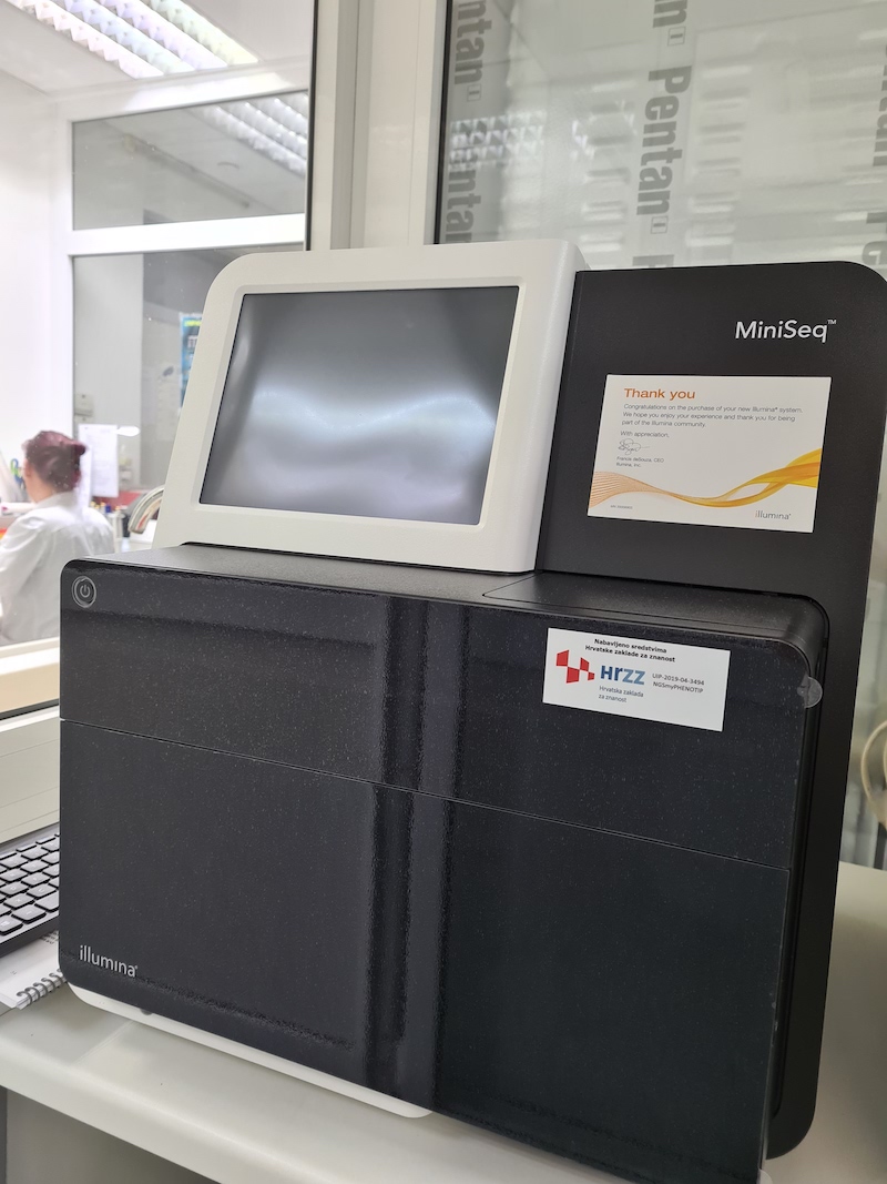 Instalacija i osposobljavanje za rad na sekvenceru nove generacije Illumina MiniSeq